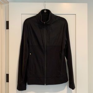Lululemon black full zip track jacket